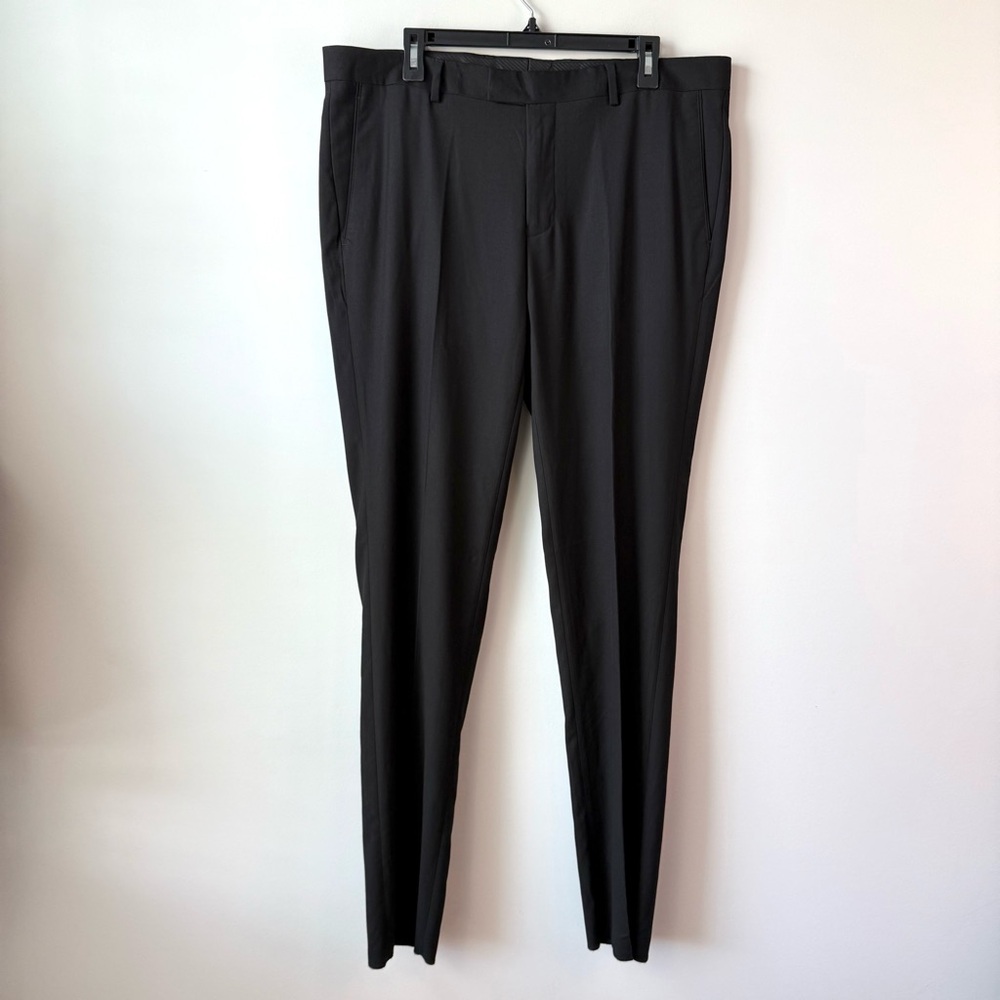 Soul Of London Flat Front‎ Dress Pants Black 37 Regular